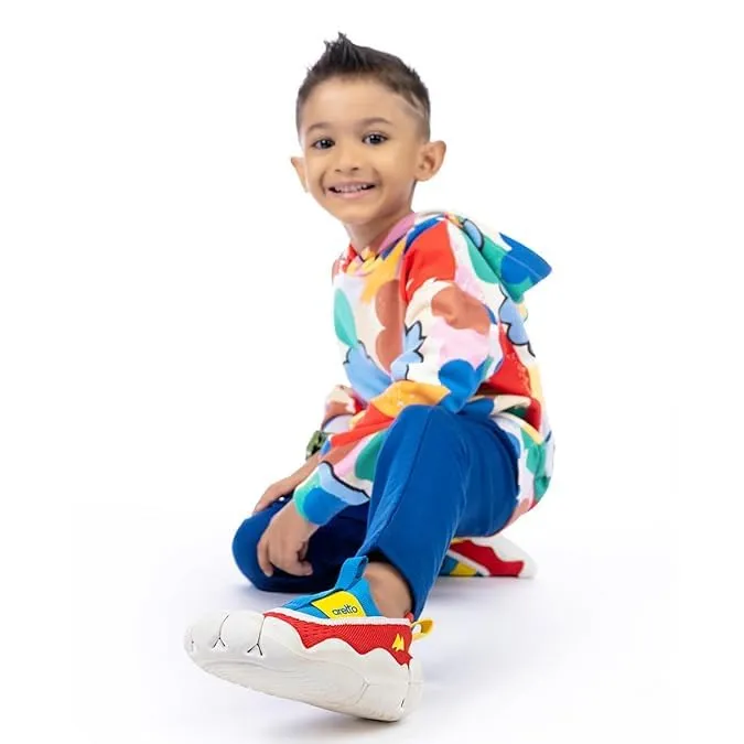 ARETTO Leaps, Kids Everyday Wear Shoes, Size S2 | EU 23, 24, 25 | Age 2-2.8 Years Multicolour | Colour Pop