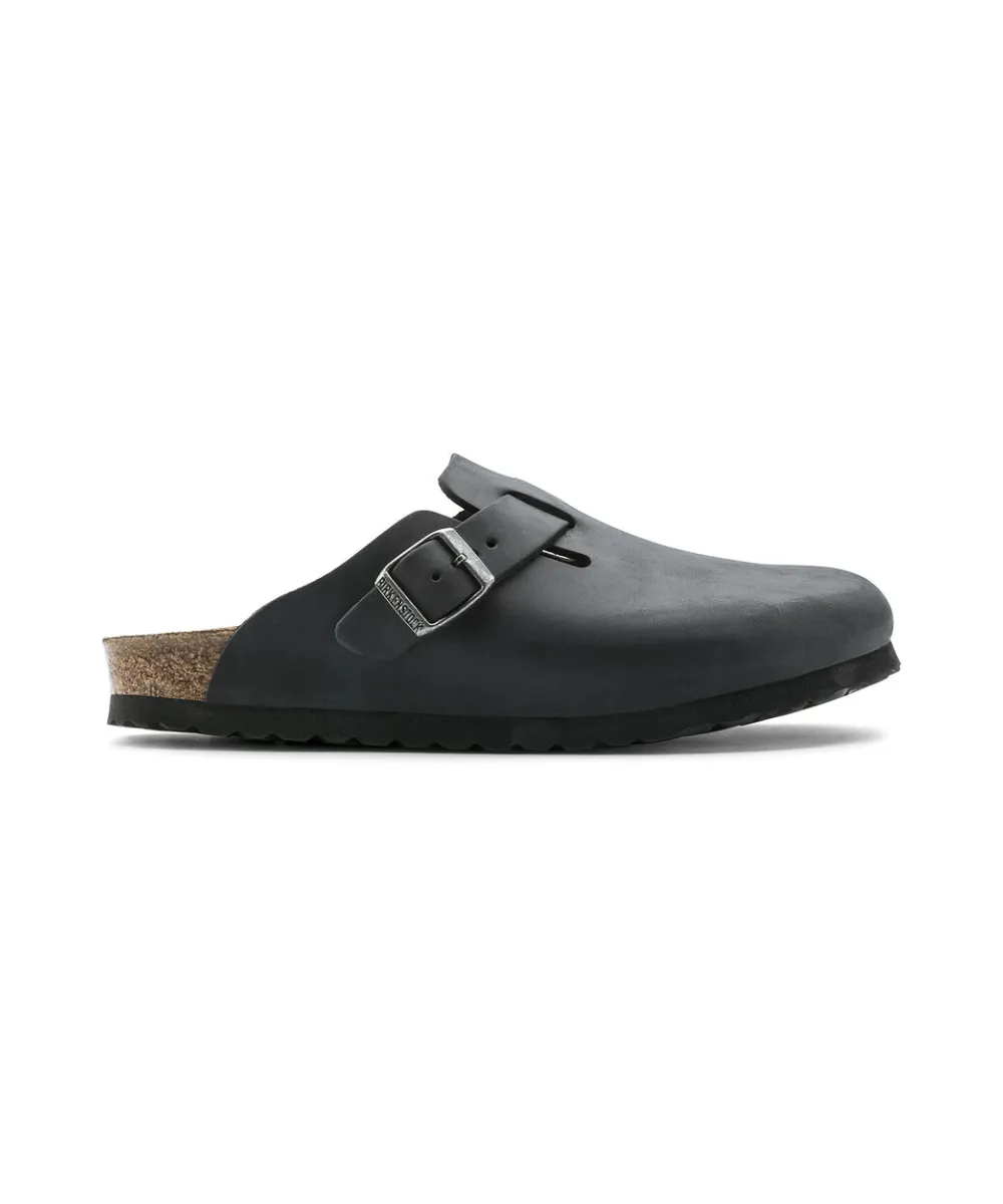 BIRKENSTOCK BOSTON NARROW FIT IN BLACK