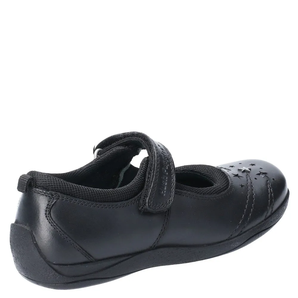 Black Amber Senior School Shoes