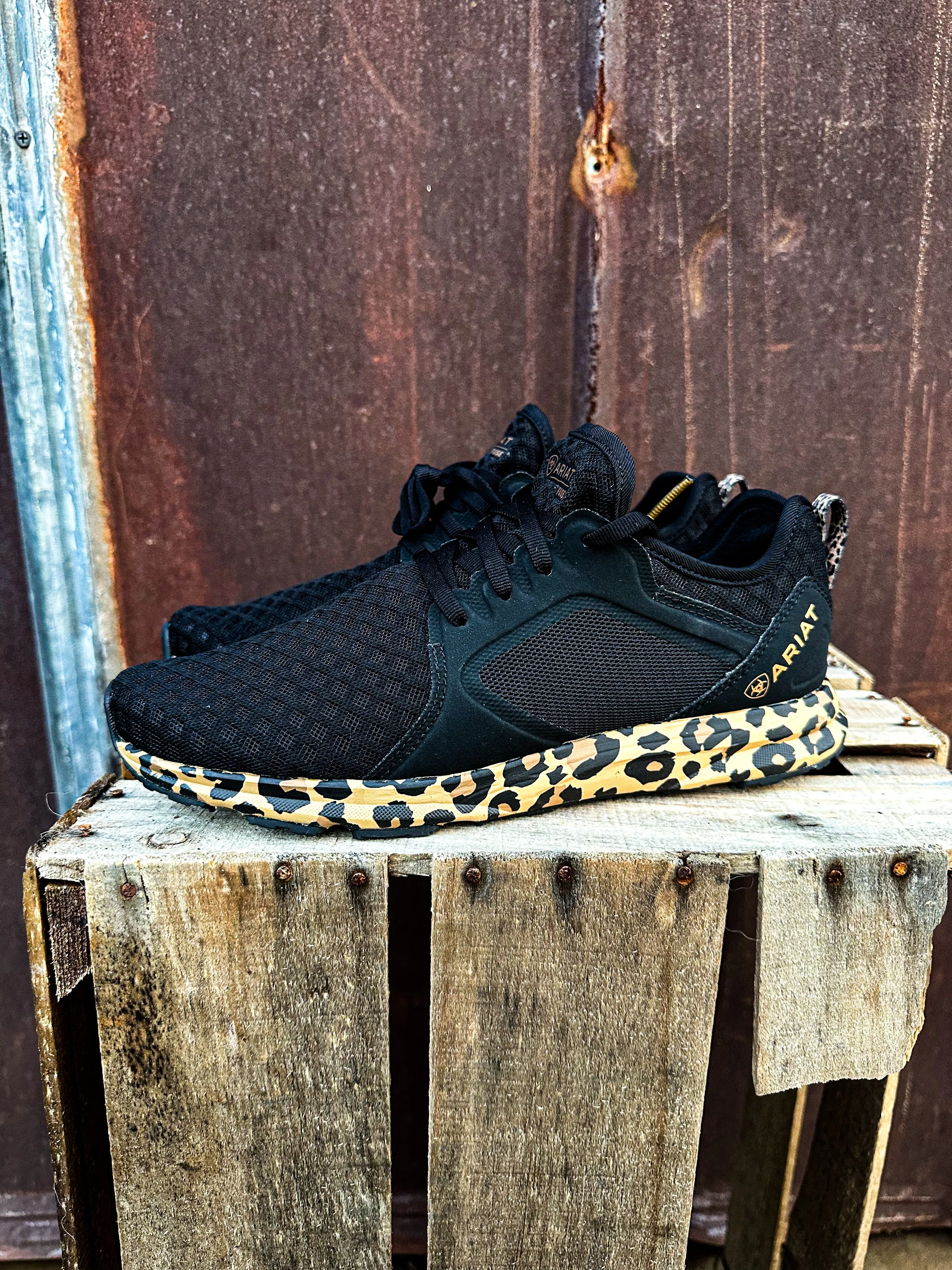 Black Leopard Fuse Ariat Sneaker