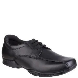 Black Vincente Senior School Shoes