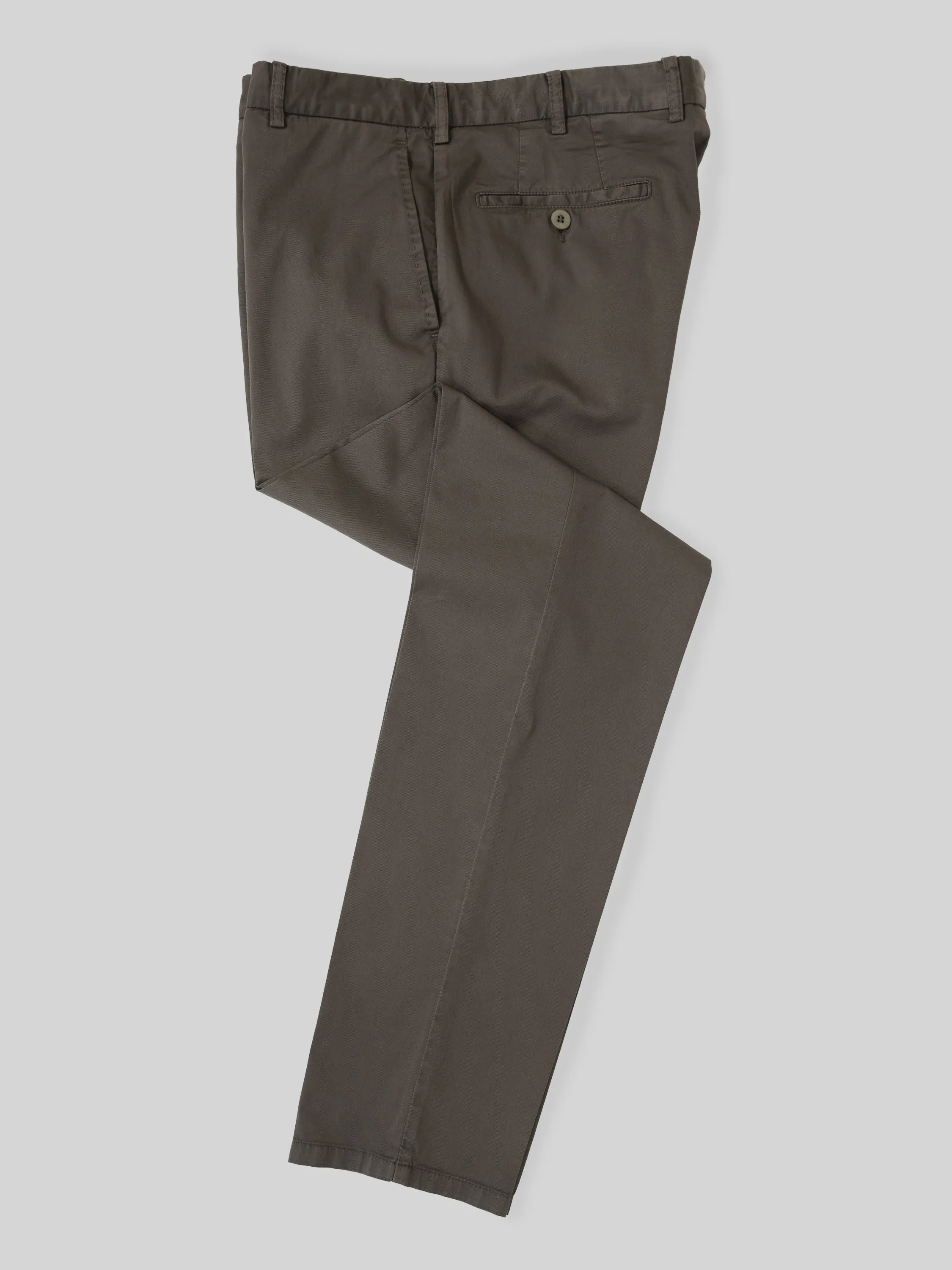 Brown cotton supima sport trousers