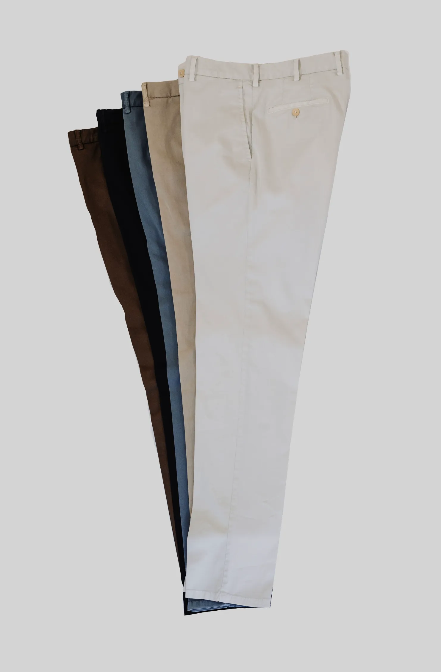 Brown cotton supima sport trousers