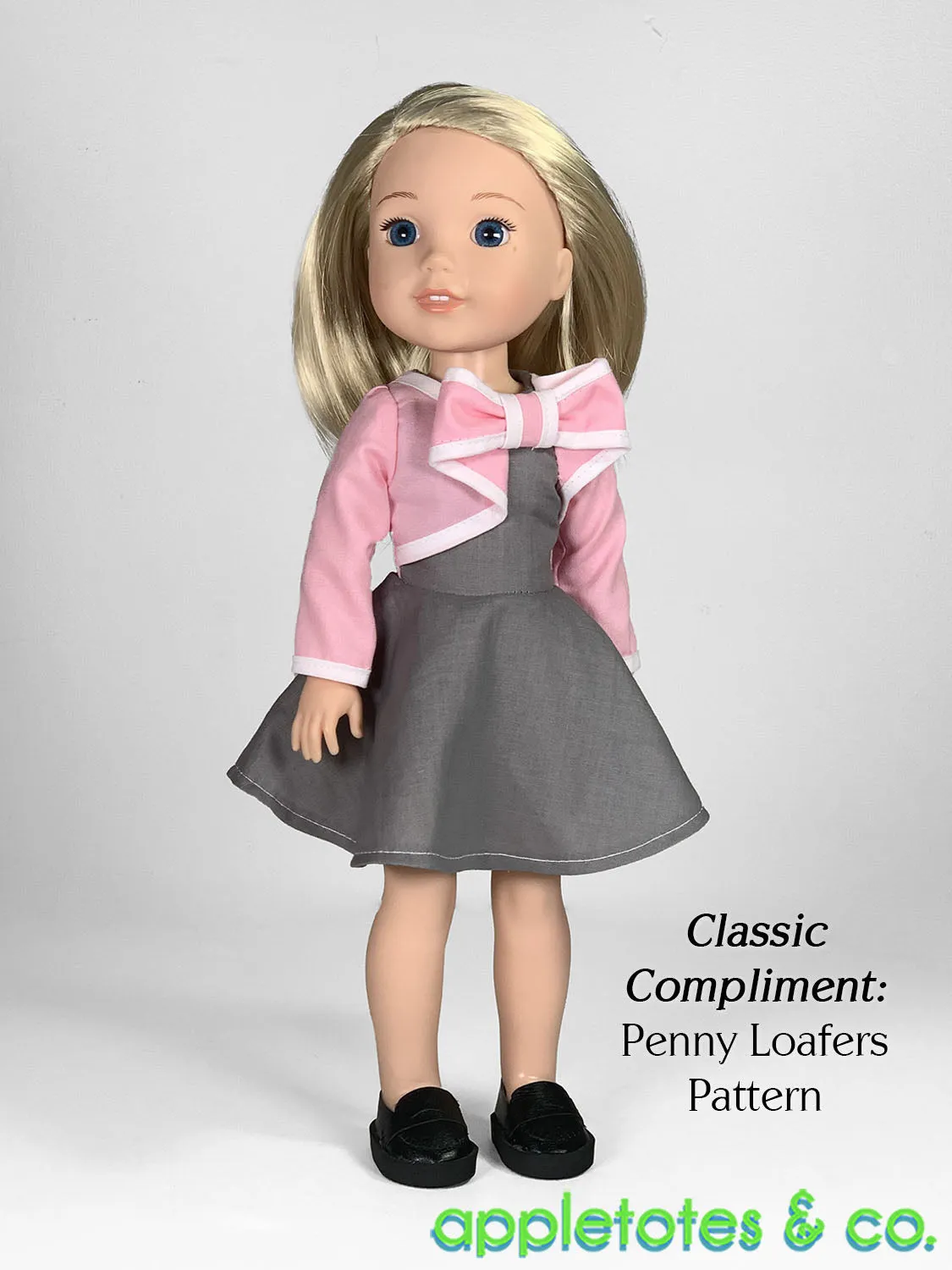 Charlene Dress Sewing Pattern for 14 Inch and 15 Inch Dolls