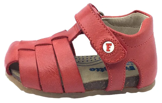 Falcotto Boy's and Girl's Alby Fisherman Sandals, Rosso