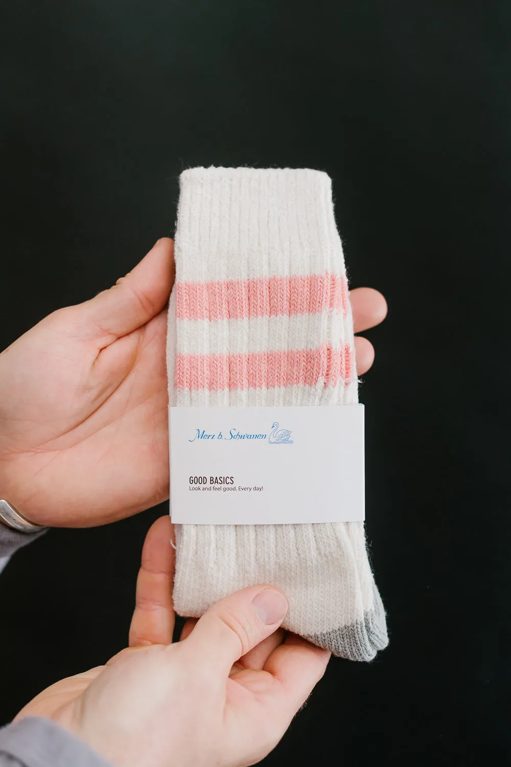 GS05.02331 - Striped Sock - Nature, Peach