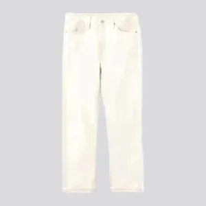 High-waist selvedge men's jeans