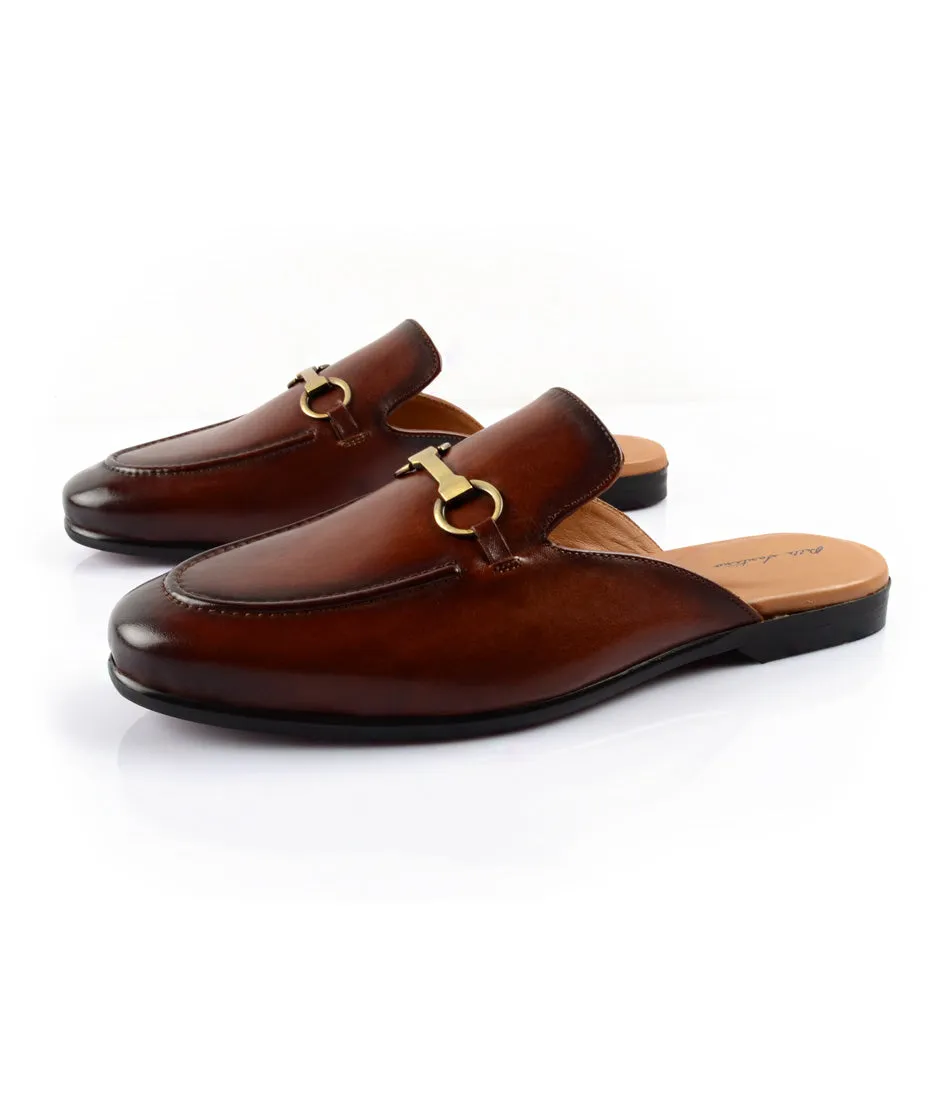 Horsebit Mule - Cognac