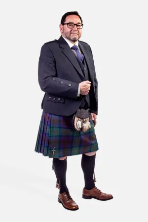 Isle of Skye / Charcoal Holyrood Kilt Hire Outfit