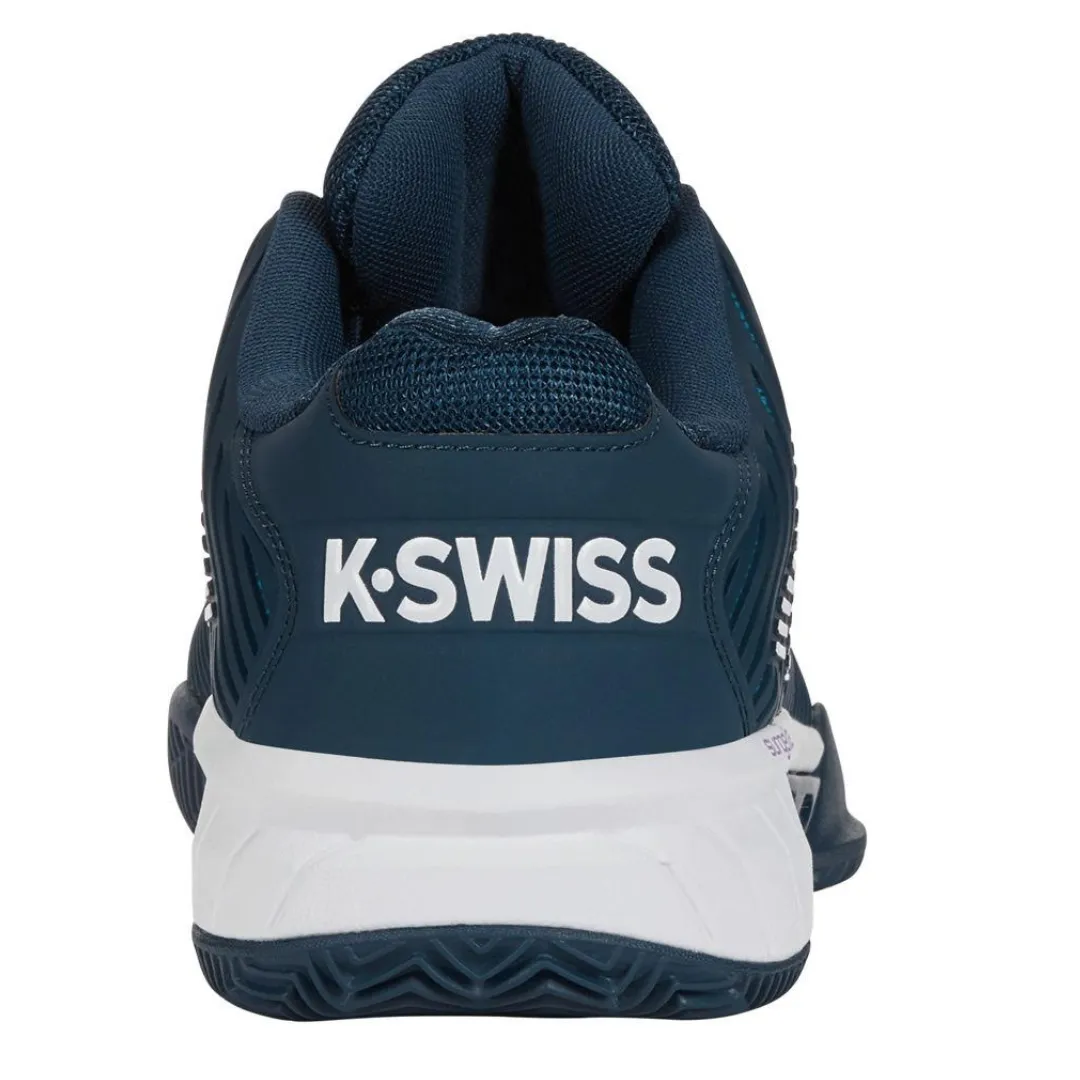 K Swiss Hypercourt Express 2HB Mens Tennis Shoes - Reflecting Pond/White