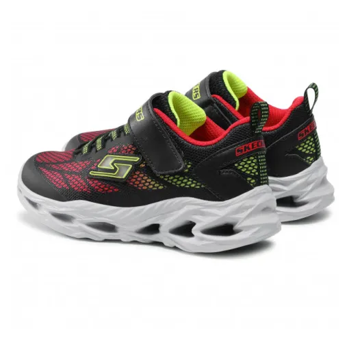 Kids Skechers Vortex Flash - Black/Red Infant Boys Sneakers