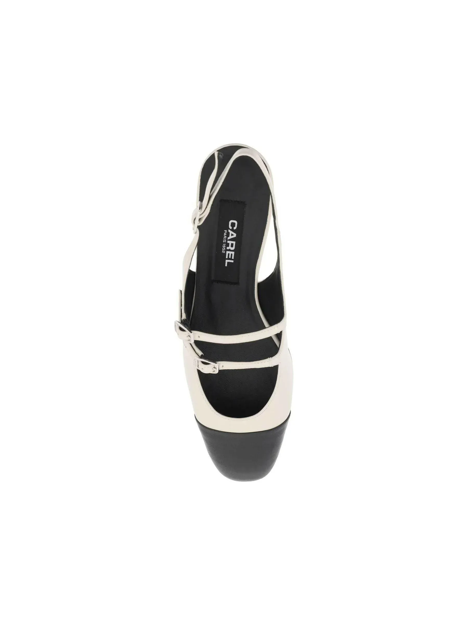 Mary Jane Two-Tone Slingback Shoes