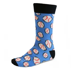 Men's Blue Baseball Socks