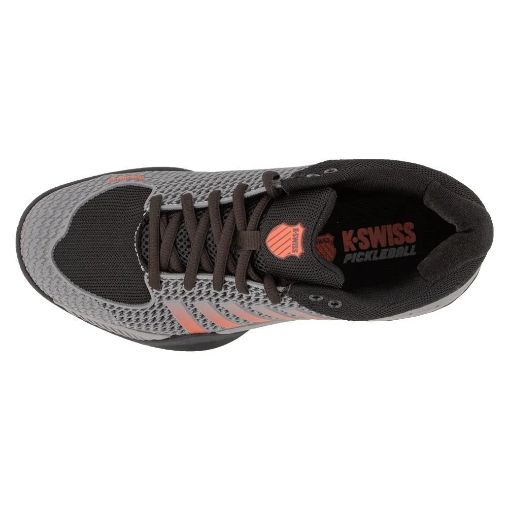 Men's Express Light Pickleball Shoes Steel Gray and Jet Black