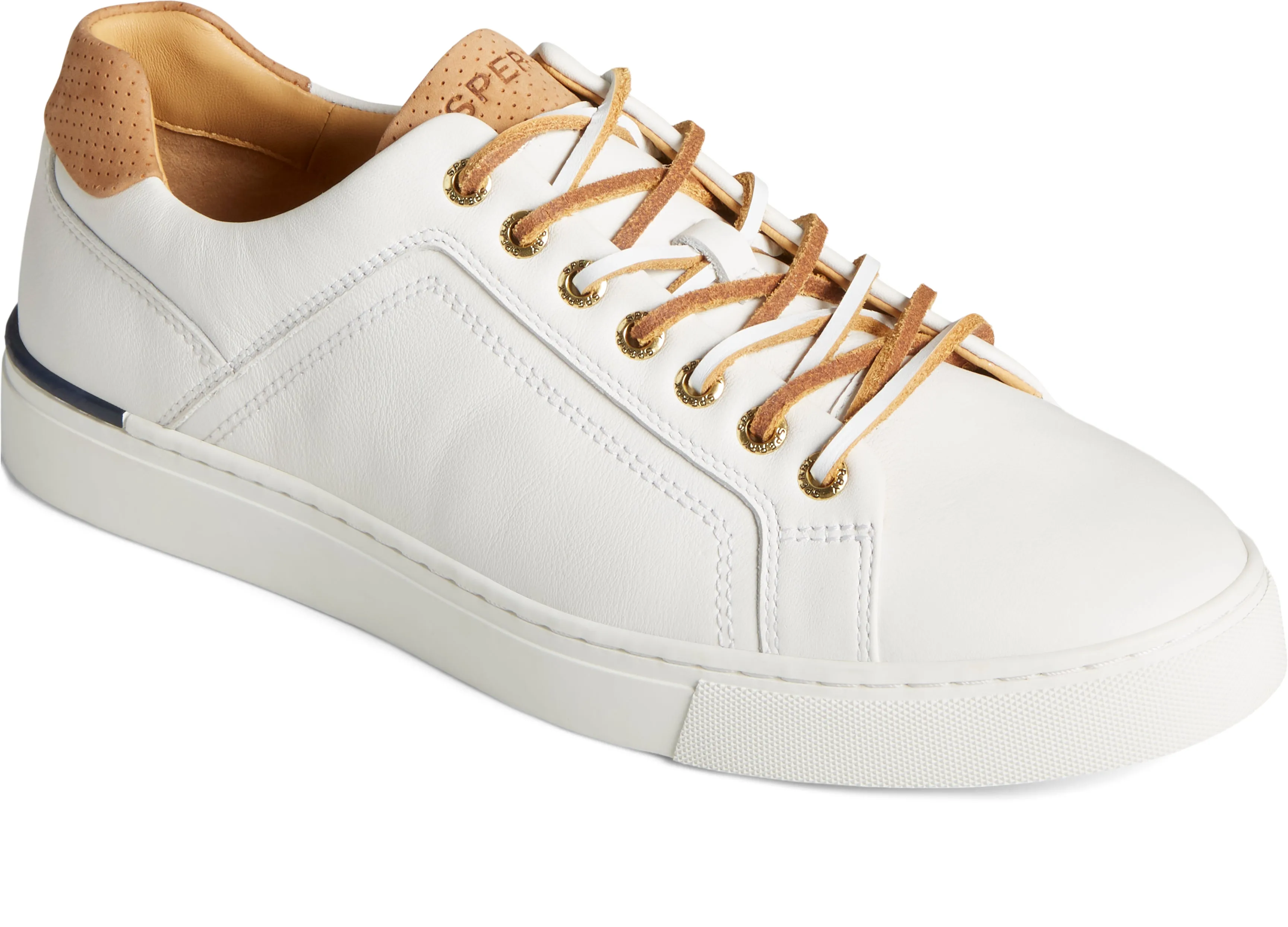 Men's Gold Victura LTT Leather- White