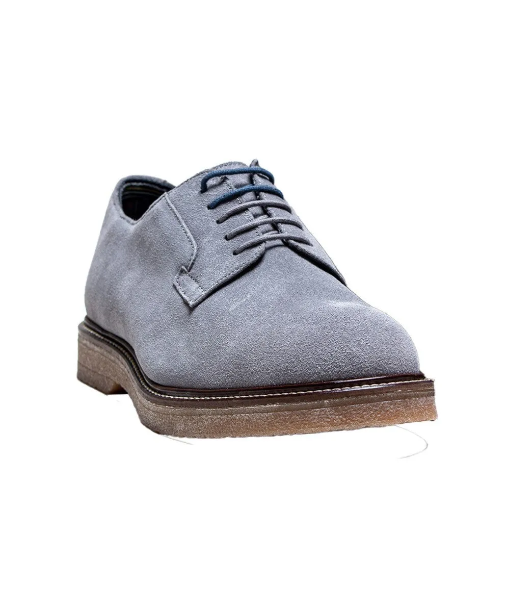 Men's Suede Lace up Shoes - RICHMOND - Dove