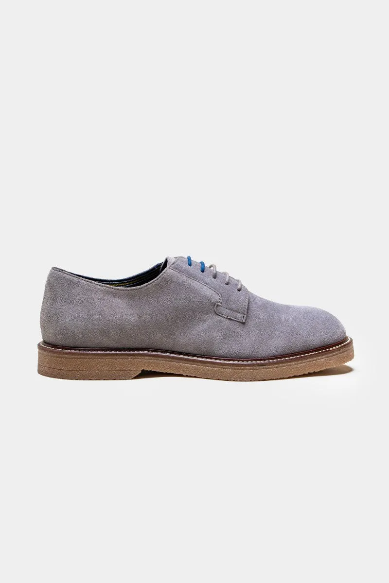 Men's Suede Lace up Shoes - RICHMOND - Dove