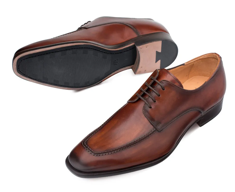 Mezlan Coventry Lace-Up Oxford Cognac