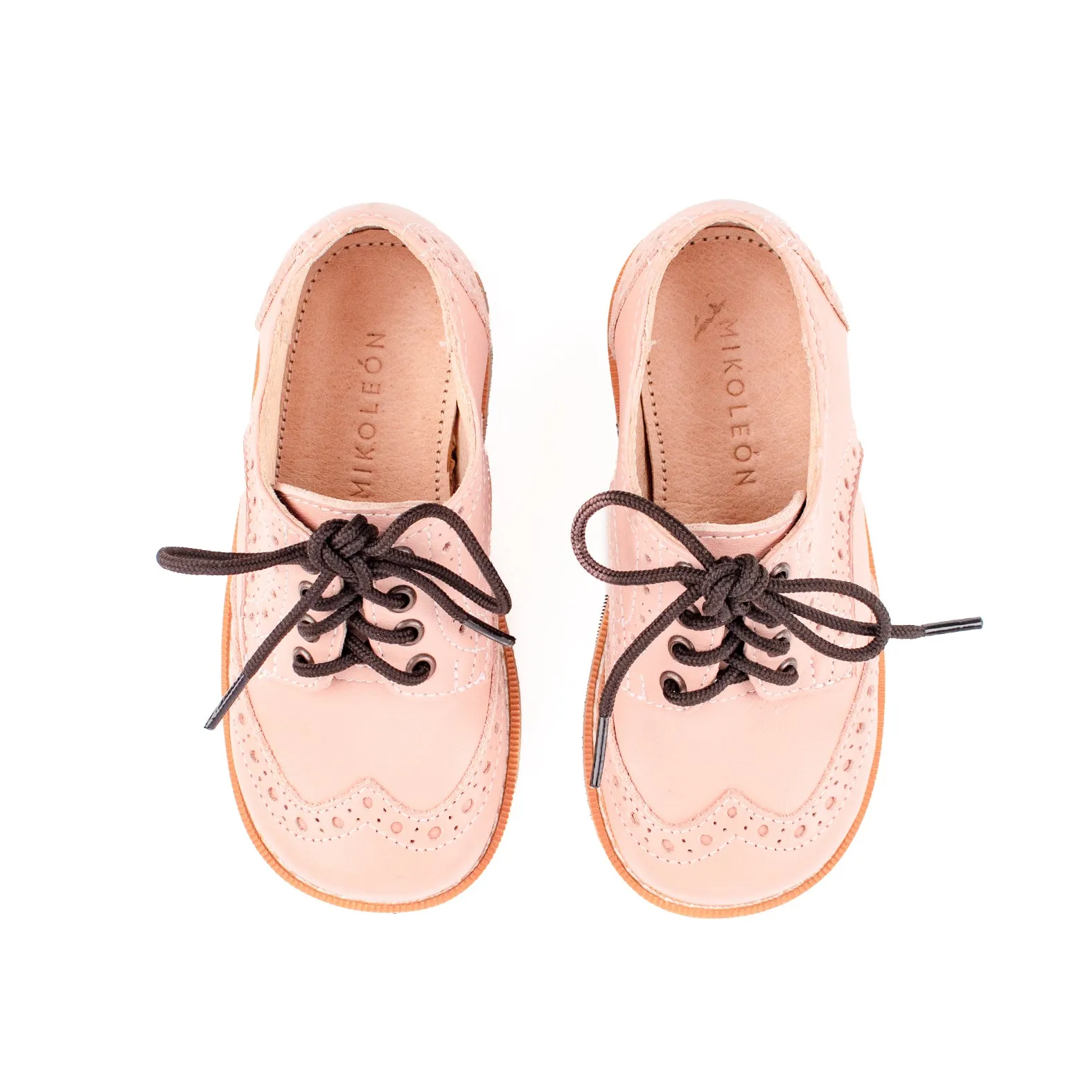 MK22625 - Brogue Oxfords Shoes Rosewood [Children's Leather Shoes]