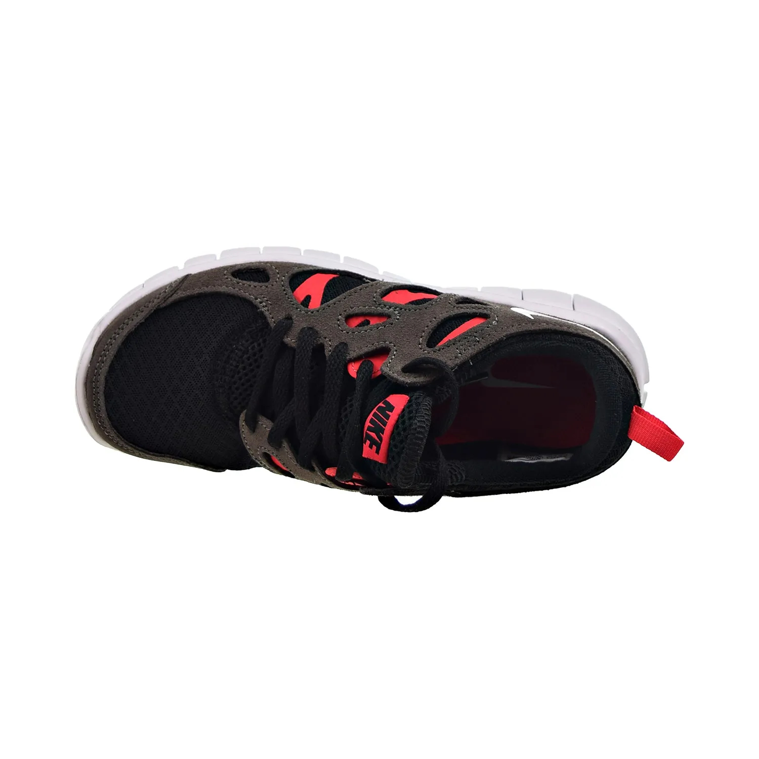 Nike Free Run 2 (GS) Big Kids' Shoes Black-Siren Red-Medium Ash