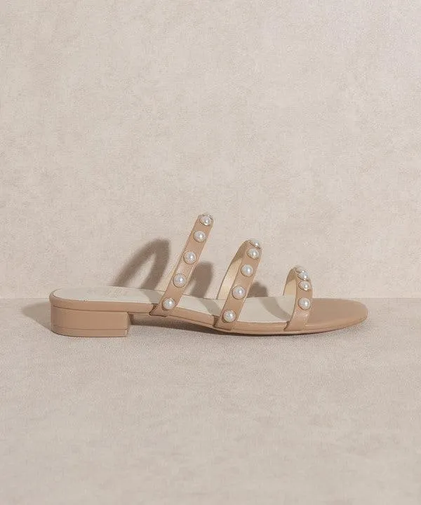 Oasis Society Valerie - Pearl Flat Sandals