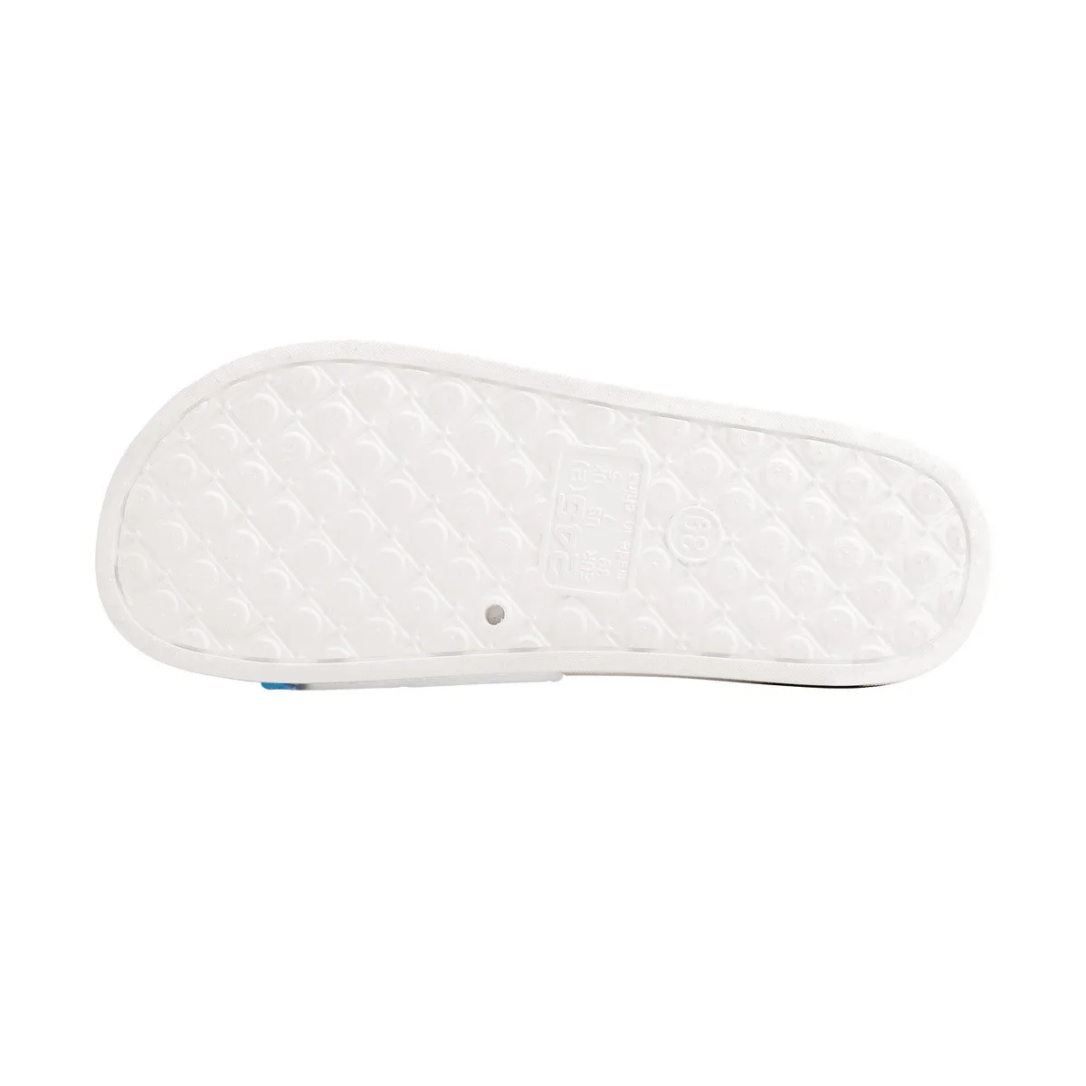 Open arms Slide Sandals - White