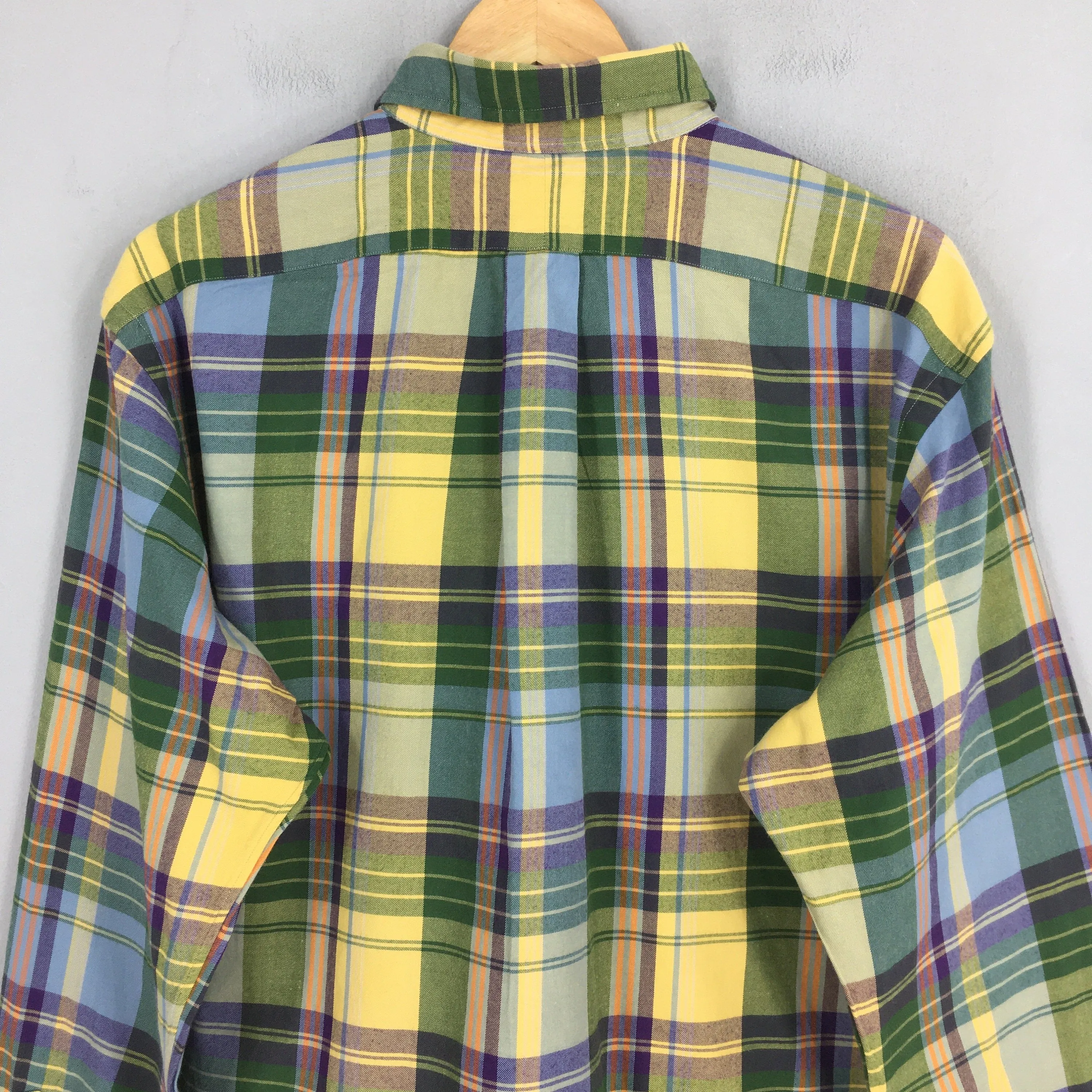 Polo Ralph Lauren Checkered Classic Fit Flannel Shirt Large