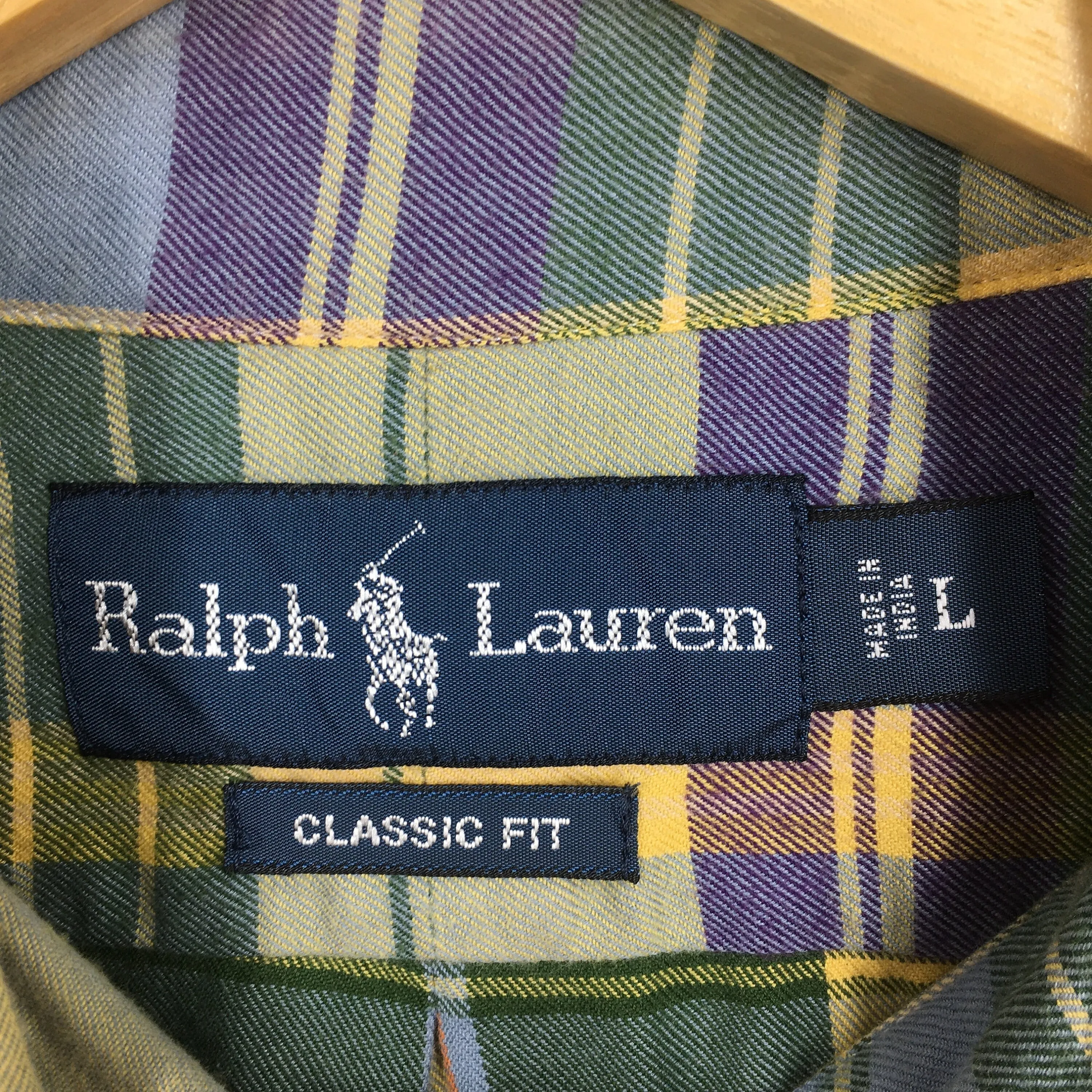 Polo Ralph Lauren Checkered Classic Fit Flannel Shirt Large