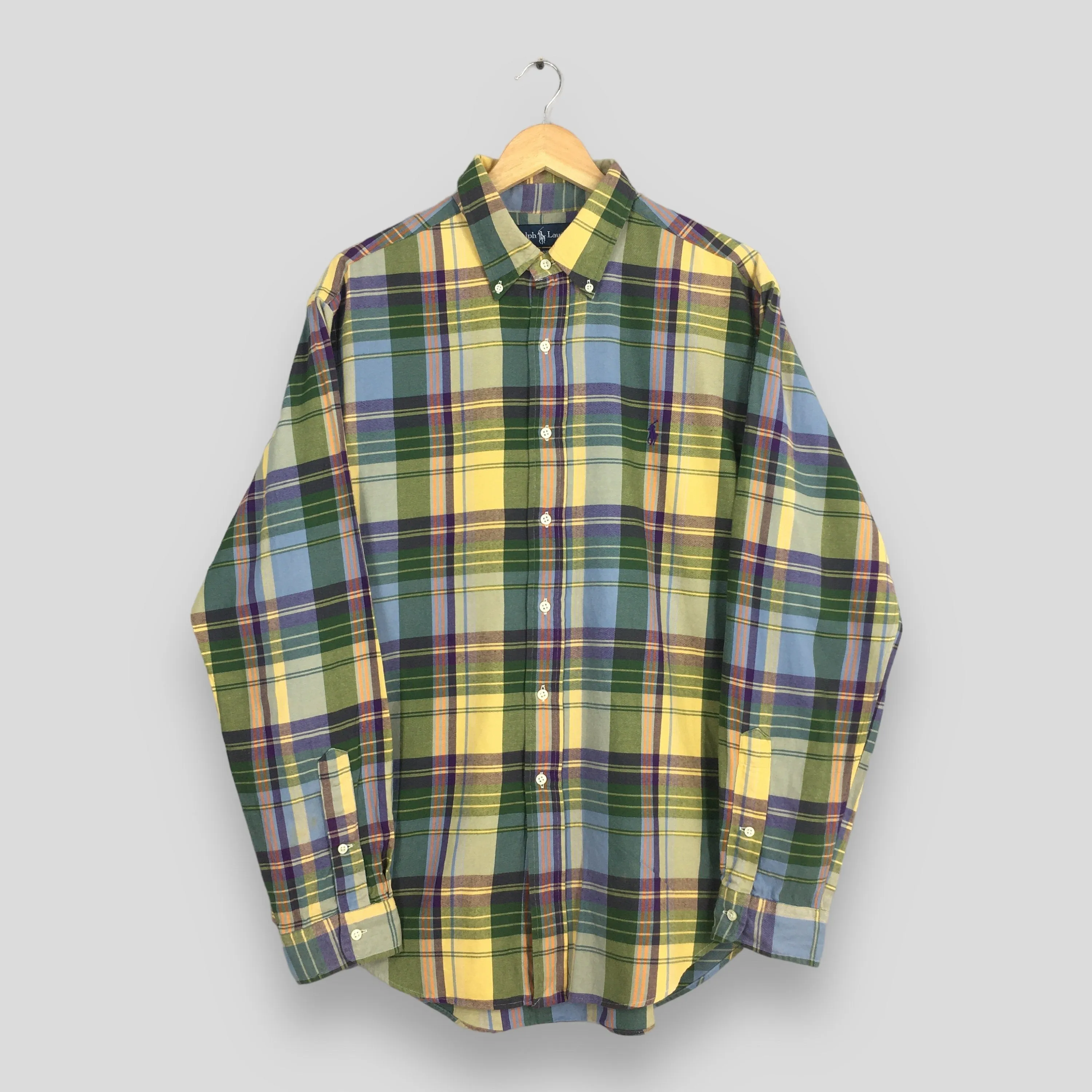 Polo Ralph Lauren Checkered Classic Fit Flannel Shirt Large