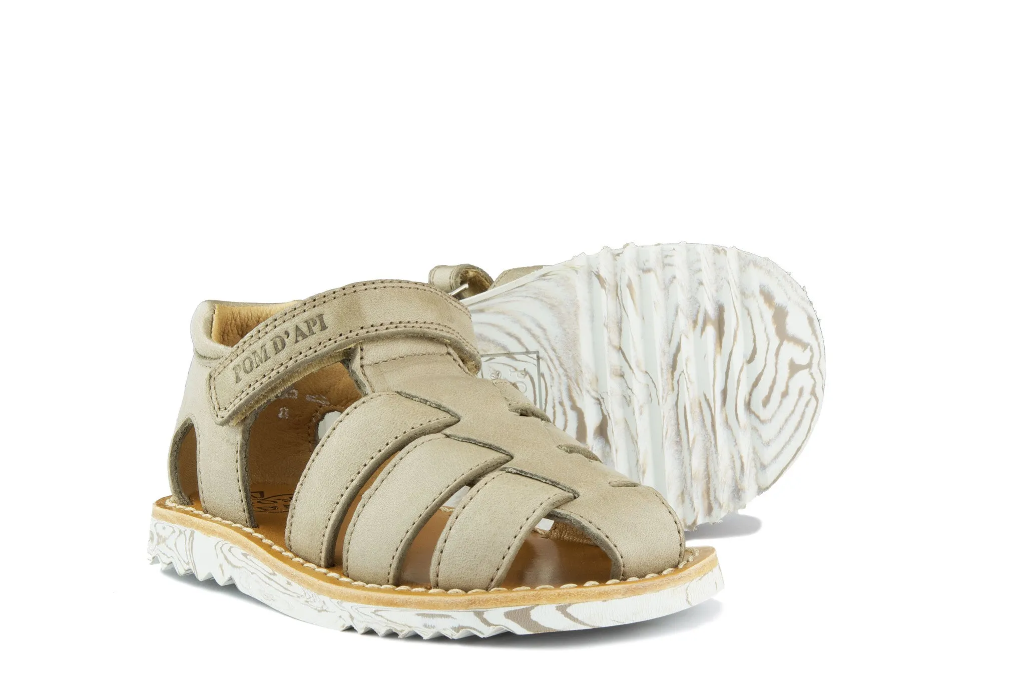 Pom d'Api Boys Light Taupe Sandal