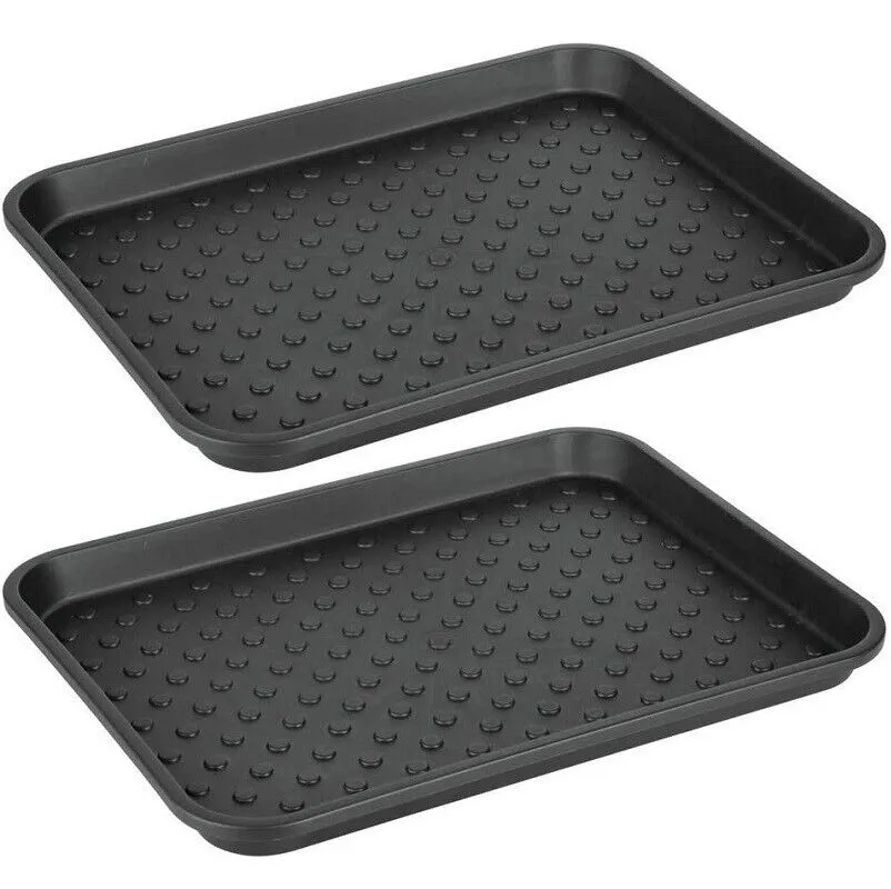 Under Sink Tray Set of 2 Black