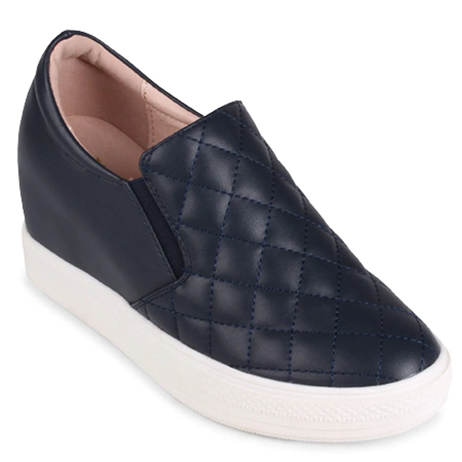 Wanted Womens Bushkill Slip-on Wedge Sneaker