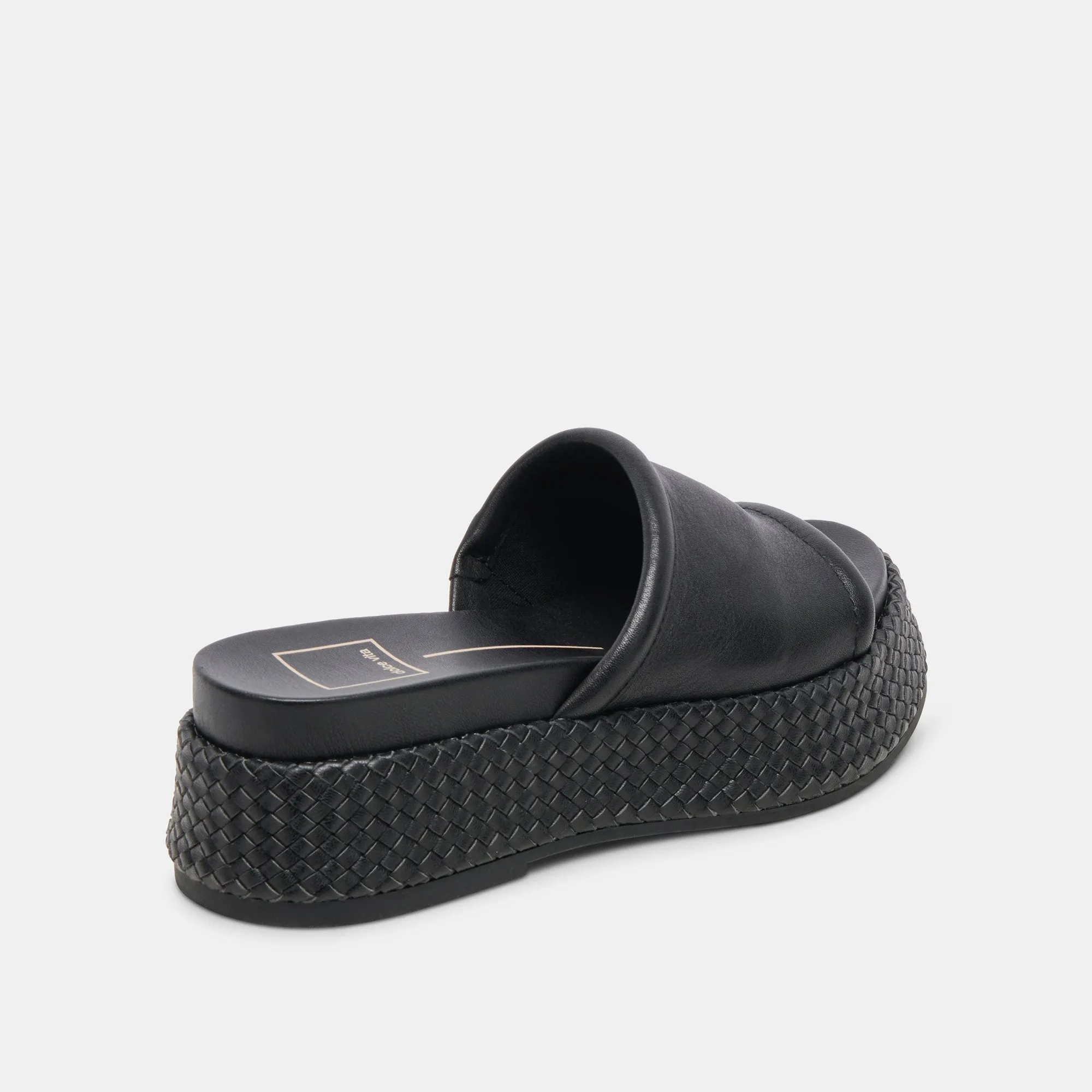 WIMSYN SANDALS BLACK LEATHER