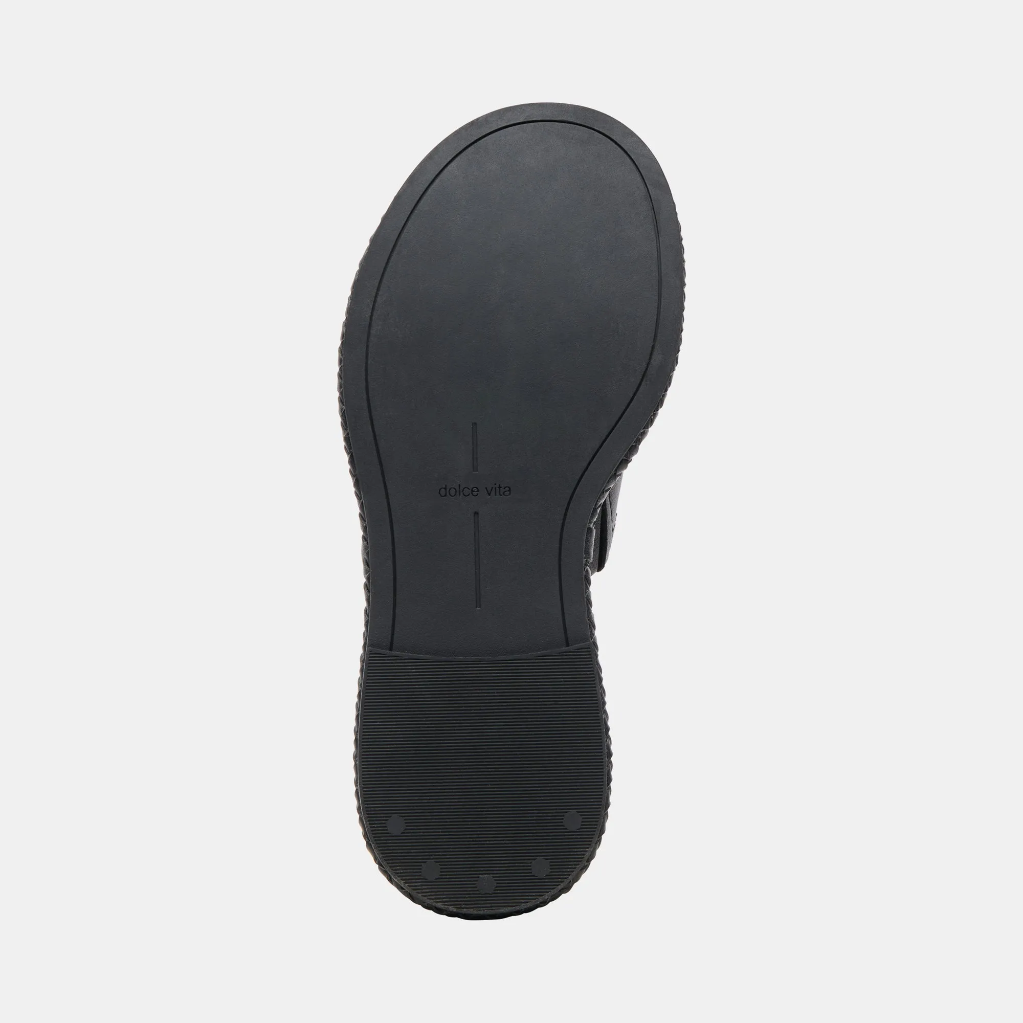 WIMSYN SANDALS BLACK LEATHER